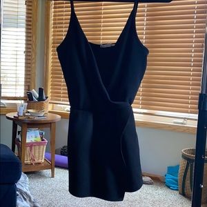 BLACK MINI ROMPER